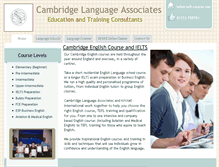Tablet Screenshot of cambridgeenglishcourse.com